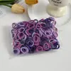 Diademas elásticas para niños, gomas para el pelo, anillos para el cabello, accesorios para el cabello para niñas, alta elasticidad, colores de caramelo, estilo coreano