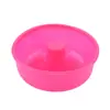 Directo de fábrica molde de silicona con forma de calabaza para pastel taza de pastel casera de silicona para hornear pastel redondo dona tarta de huevo taza de silicona