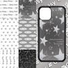 Una variedad de 8 pegatinas de tarjetas con respaldo de corazón para niñas, material base de goo para carcasas de teléfonos móviles decorativas DIY, se puede cortar, decoración impermeable