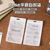 Saco de embalagem para capa de celular, bolsa translúcida autovedante, preto fosco, atacado, acessórios eletrônicos, plástico, saco perolado