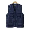 Chaleco Casual Multibolsillos para Hombre para Pesca y Fotografía, Estilo Nuevo de Primavera y Otoño, para Papá