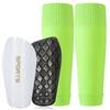 Espinilleras y Calcetines de Fútbol Transfronterizos Combinación Tubo Alto Sin Pie Calentadores de Pierna y Espinilleras Calcetines Fijos e Inserciones para Pantorrilla Venta al por Mayor