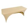 CUBIERTA DE MESA ELÁSTICA ARCO PERSONALIZADA CON LOGOTIPO Exhibición Transfronteriza Evento de Boda Reunión Registro Mantel Elástico Rectangular