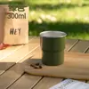 Taza de agua estética de alta gama con logo personalizado, taza de cerveza de acero inoxidable 304 de lujo ligero y sofisticada, taza de café portátil para salidas