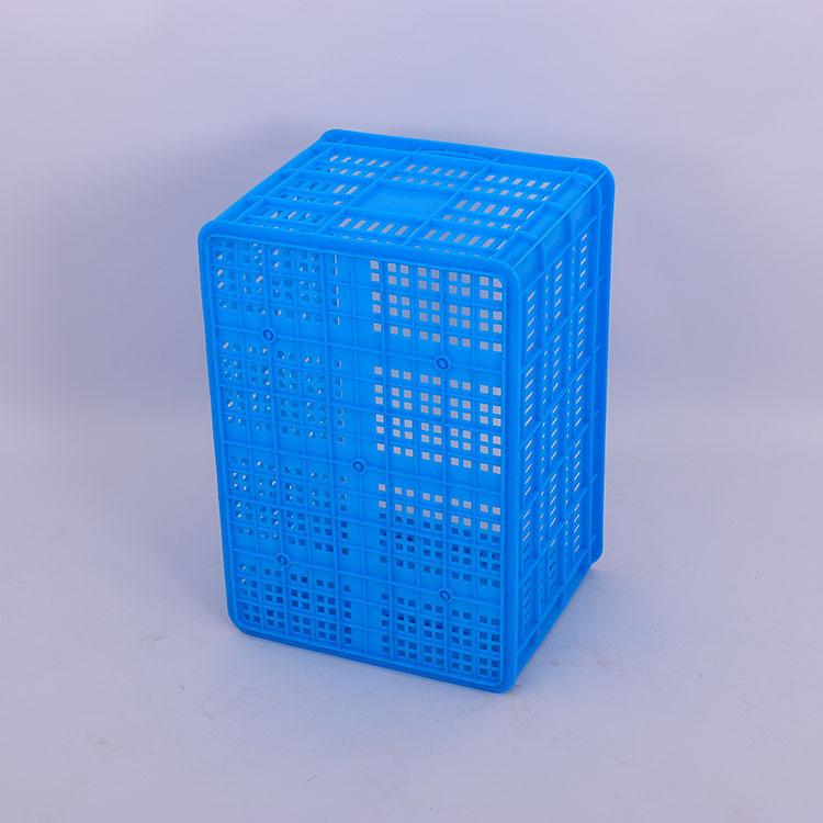 塑料周转筐蔬菜框 575-350蓝色胶筐 仓库收纳