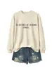 Prefiero Estar Leyendo Sudadera Casual y Elegante para Mujer Otoño/Invierno Amazon Wish Comercio Exterior Transfronterizo