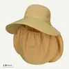 Chal Sombrero para Senderismo y Acampada, Nuevo Estilo de Verano Mascarilla Facial Multifuncional, Sombrero con Protección Solar que Cubre el Rostro para Mujeres, Sombrero de Sol de Ala Ancha para Exteriores
