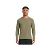 Camiseta Deportiva de Cuello Redondo Otoño Invierno para Hombre, Sensación Fresca, Protección Solar, Camiseta Deportiva para Exteriores, Ciclismo, Secado Rápido, Manga Larga Deportiva