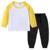 2026 Nueva Camiseta Infantil Transfronteriza de Primavera y Otoño Cuello Redondo Dibujos Animados Manga Larga Camiseta Básica para Niños y Niñas Camiseta de Algodón para Bebé