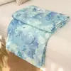 Nueva Colcha Refrigerante de Helado, Tamaño Individual y Doble, Colcha de Seda Fresca de Verano, Popular Colcha de Verano en Línea con Impresión Digital 3D