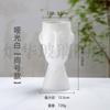Vaso de Vidro Moderno Simples com Rosto Humano Personalizado para Sala de Estar Decorações Criativas para Bancada Flores e Plantas Verdes Hidropônicas