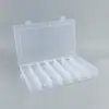 Organizador de plástico transparente removível grande com 28 compartimentos, caixa de armazenamento para elásticos, joias, peças de brinquedo, ferramenta, caixa de exibição