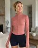 Chaqueta Deportiva Corta con Cuello Alto y Cremallera para Mujer, Top Deportivo de Manga Larga Ajustado de Cintura Alta, Ropa para Gimnasio, Correr y Entrenamiento al por Mayor