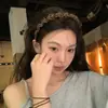 Diadema con Estampado de Leopardo y Dientes Ondulados para Mujer, Diadema Esponjosa de Corona Alta para Uso Diario en Exteriores, Nuevo Accesorio para el Cabello Otoño e Invierno 2025