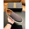 Zapatos Populares para Hombre Transfronterizos 2024 Nuevos Transpirables Cosidos a Mano de Marca Elegante Slip-On Versátiles Zapatos Casuales para Hombre