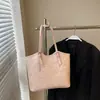 2026 Nuevo Estilo Simple y Versátil Morado Claro Bolso Pequeño de Hombro Bolso de Axila Bolso Tote Bolso Cesta Bolso de Mano
