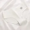 Calcinha feminina estilo cartoon minimalista preto e branco, estilo japonês, confortável e respirável, fundo 100% algodão, cobre o quadril