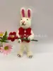 Muñeca Colgante de Fieltro de Lana Hecha a Mano Nepalí Linda Oveja Conejo Llavero Cadena de Bolso Decoración de Bolso Producto Terminado