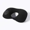 Fabricante de Origen Almohada Inflable en Forma de U Portátil para Viaje Almohada para el Cuello Regalo para Eventos Almohada Inflable de Presión con Logo Personalizado