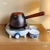 Olla Gruesa de Cobre Justo Olla de Cobre Puro Hecha a Mano Tetera de Cobre del Noroeste Estufa de Té Tetera de Gansu Calentador de Agua Eléctrico