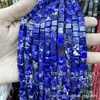 Cuentas Cuadradas Naturales Cristal Ágata Piedra Cuentas Sueltas Cuadrado de Ángulo Recto Cuentas Cubo de Azúcar Accesorios para Joyería DIY
