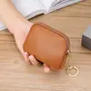 Nueva Billetera Pequeña Simple de Mano con Cremallera Bolso Mini para Mujer Almacenamiento Bolsa para Llaves Bolsa para Tarjetas Monedero