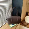 Nova Bolsa de Ombro Grande Capacidade para o Dia a Dia, Bolsa de Ombro Versátil de Nicho High-End, Bolsa de Mão Simples de Couro Macio para Mulheres