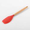 Amazon oferta caliente utensilios de cocina de silicona roja 11 piezas herramientas de cocina mango de madera traje de utensilios de cocina pala para cocinar juego de cuchara