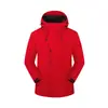 Chaqueta de Trekking Tres en Uno para Otoño e Invierno con Forro Polar Set de Dos Piezas Engrosada Cortavientos Impermeable con Capucha Ropa para Montañismo al Aire Libre
