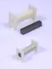 Bobina de inductor de núcleo de hierro marco cuadrado altavoz bobina de cruce soporte bobina audio marco de bobinado rectangular lámina de acero al silicio núcleo de hierro