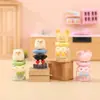 PAI Gato Pequeño Deseo Energía Caja Sorpresa Botella de los Deseos Gato Juguete de Moda Adorno de Resina Giratorio para Escritorio