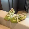 Zapatos de Entrenamiento Alemanes Retro Cuadrados Estilo Miu para Mujer, Nuevo Modelo 2026, Tenis Suaves Súper Elegantes y Modernos para Verano