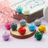 10 Peças de Sino Grande Pintado com Spray de Ferro Sino de Natal Artesanal DIY Pingente Pulseira Chaveiro Pacote de Material Acessórios