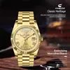 Relógio Masculino Fashion da Marca Chaxigo com Pulseira de Aço Real e Mostrador Grande Relógio de Quartzo para Homens Ca-044-1