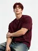 Camiseta de Manga Corta para Hombre, Camiseta de Algodón Puro de Verano para Hombre, Top para Hombre, de Media Manga, Blanca de Cuello Redondo, Pulóver