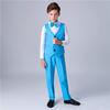 Traje de Actuación de Coro Infantil de Año Nuevo Traje de Pantalones con Tirantes de Lentejuelas para Niño Chaleco Traje Traje de Actuación de Recitación Infantil