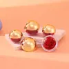 Frasco Dispensador de Pílulas Pequeno Dourado Personalizado 5g Frasco de Creme para Olhos 10g Frasco Plástico Esférico Dispensador de Capacidade Pequena Frasco Acrílico
