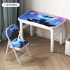 Ft escritorio y silla plegables para estudio infantil para niños y niñas escritorio para hacer la tarea para niños y estudiantes escritorio y silla