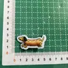 Parches Bordados de Peluche de Gato y Perro de Dibujos Animados para Bolsas, Insignias Decorativas, Parches de Personajes Animados Lindos para Niños