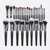 Set de Maquillaje para Principiantes Set de Brochas Polvo Suelto Brocha para Polvo Suave Rubor para Estudiantes Sombra de Ojos Portátil Set Completo Pelo Suave Asequible