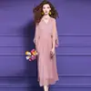 Vestido Bordado em Seda Feimengyi para Mulheres, Outono High-End Levemente Luxuoso Cintura Marcada Seda Super Fada Vestido de Férias