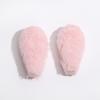 Orelhas de Coelho Dupla Face de Poliéster Materiais DIY para Fazer Leques de Mão, Acessórios Artesanais, Suprimentos DIY de Orelhas de Coelho Decorativas