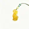 Colgante 3D del Gallo del Zodiaco de Jade Amarillo Natural, Colgante de Jade Amarillo para Hombres y Mujeres, Auspicioso Regalo de Cumpleaños que Atrae la Riqueza