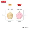 W028 Accesorios de Cara Sonriente con Goteo de Aceite Autoproducidos por el Fabricante Accesorios para Joyería DIY de Aleación de Zinc Colgante para Pulsera Llavero