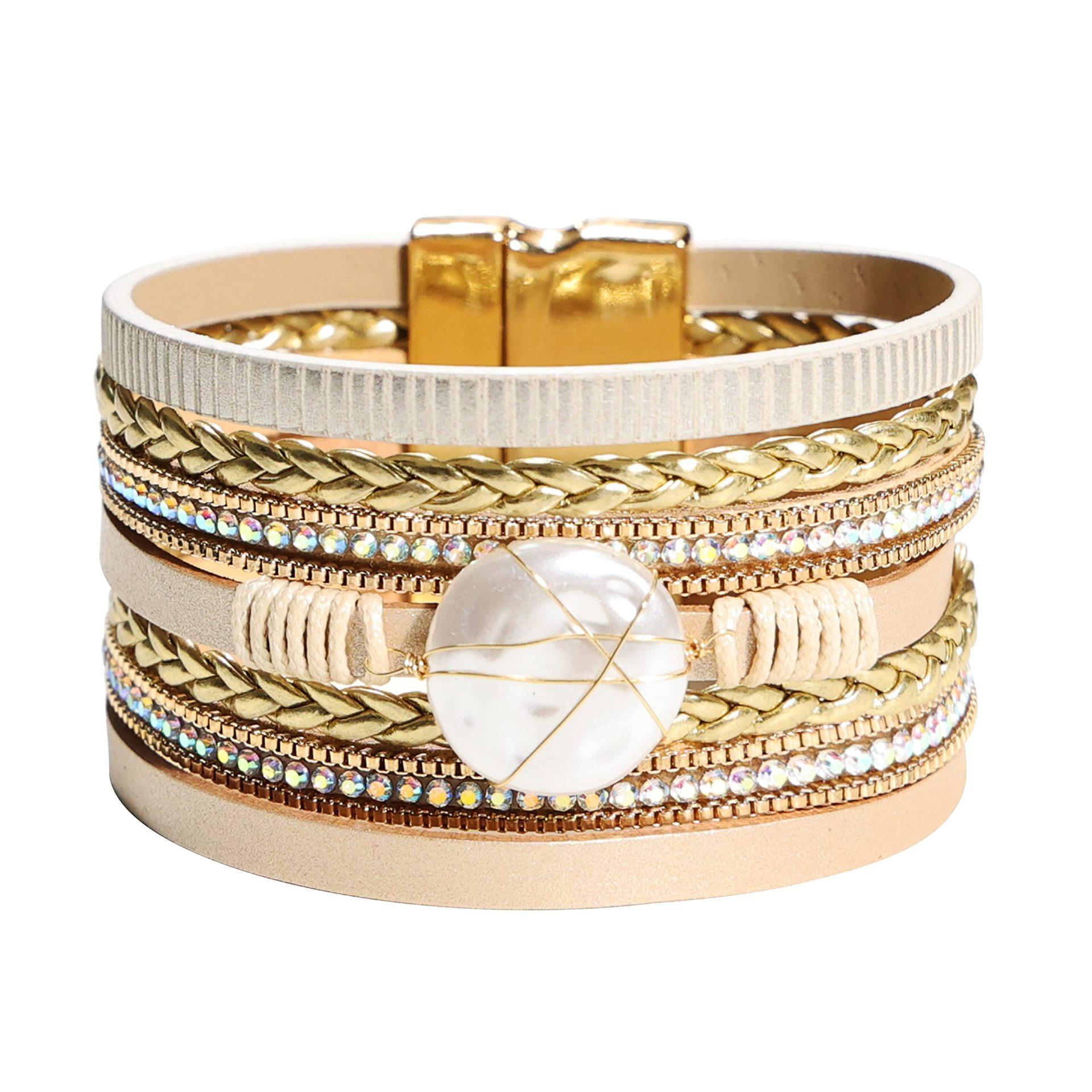SKU-02-Women Leather Bracelet