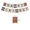 Suministros para Fiesta de Cumpleaños Temática de Baloncesto Transfronteriza Taza de Papel para Fiesta Plato de Papel Servilleta de Papel Taza de Papel Mantel Traje Decorativo