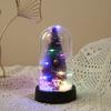 Adornos navideños europeos y americanos para el hogar, luces decorativas, cubierta de vidrio luminosa navideña, regalo de Navidad, luz nocturna LED