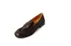 Zapatos Básicos de Cuero Súper Suaves con una Textura Rica, Mocasines de Cuero Genuino, Zapatos de Salón de Cuero Genuino de Tacón Bajo y Punta Redonda con Corte Profundo para Mujer, Primavera 2026