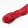 Cordones Planos de Doble Capa de Grano Fino, Cordones de Algodón Encauchutados, Cordones de Zapato de Cuero, Cordones para Botas de Negocios Martin, Cordones para Botas Altas de Invierno para Mujer