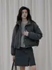 Suéter de punto trenzado de lana de manga larga para mujer de otoño con cuello semiabierto, perfecto como capa interior
